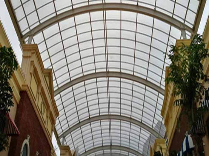 临安屋面网架顶棚吊装方案